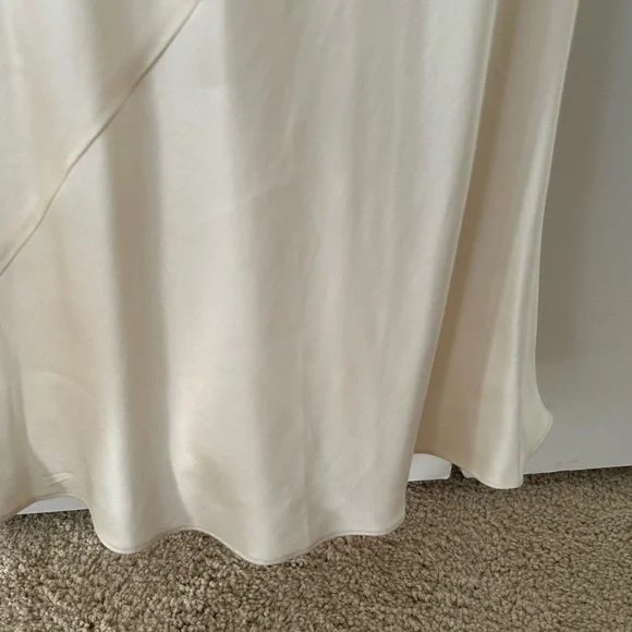 Reformation Cream Silk Maxi Dress - Picture 10 of 13